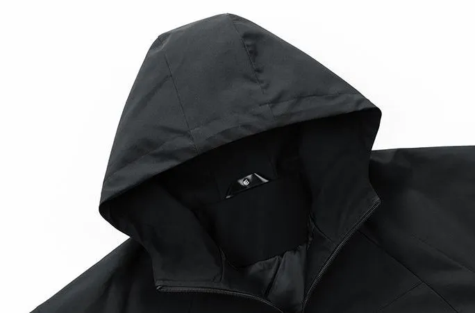 Waterproof and Windproof Men's Rain Coat for Outdoor Adventure
