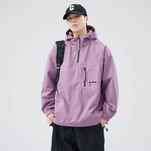 Waterproof and Windproof Men's Rain Coat for Outdoor Adventure