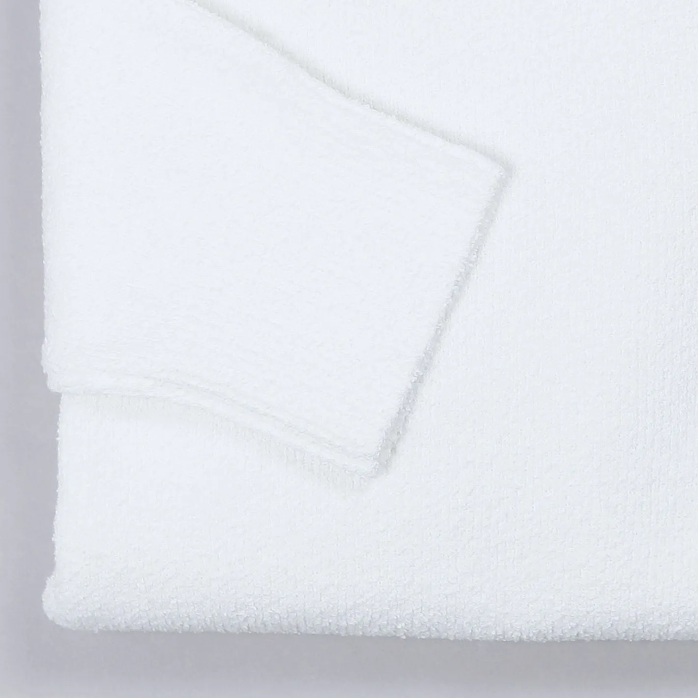 White Cotton Blend Long Sleeve Sweater