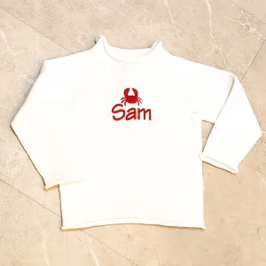 White Rollneck Sweater