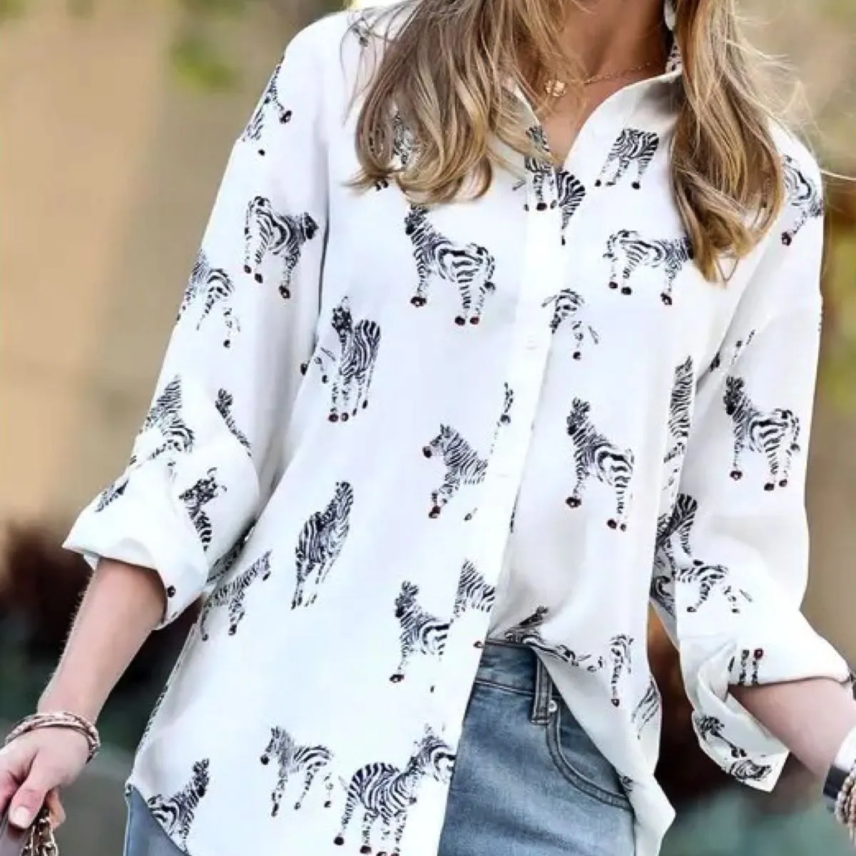 Wild Zebra Top