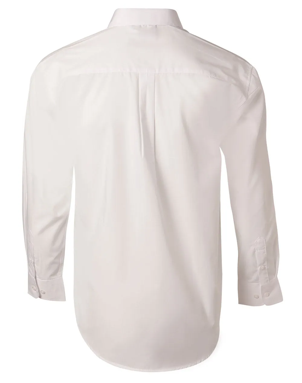 Winning Spirit-Men's Poplin Long Sleeve Business Shirt-BS01L