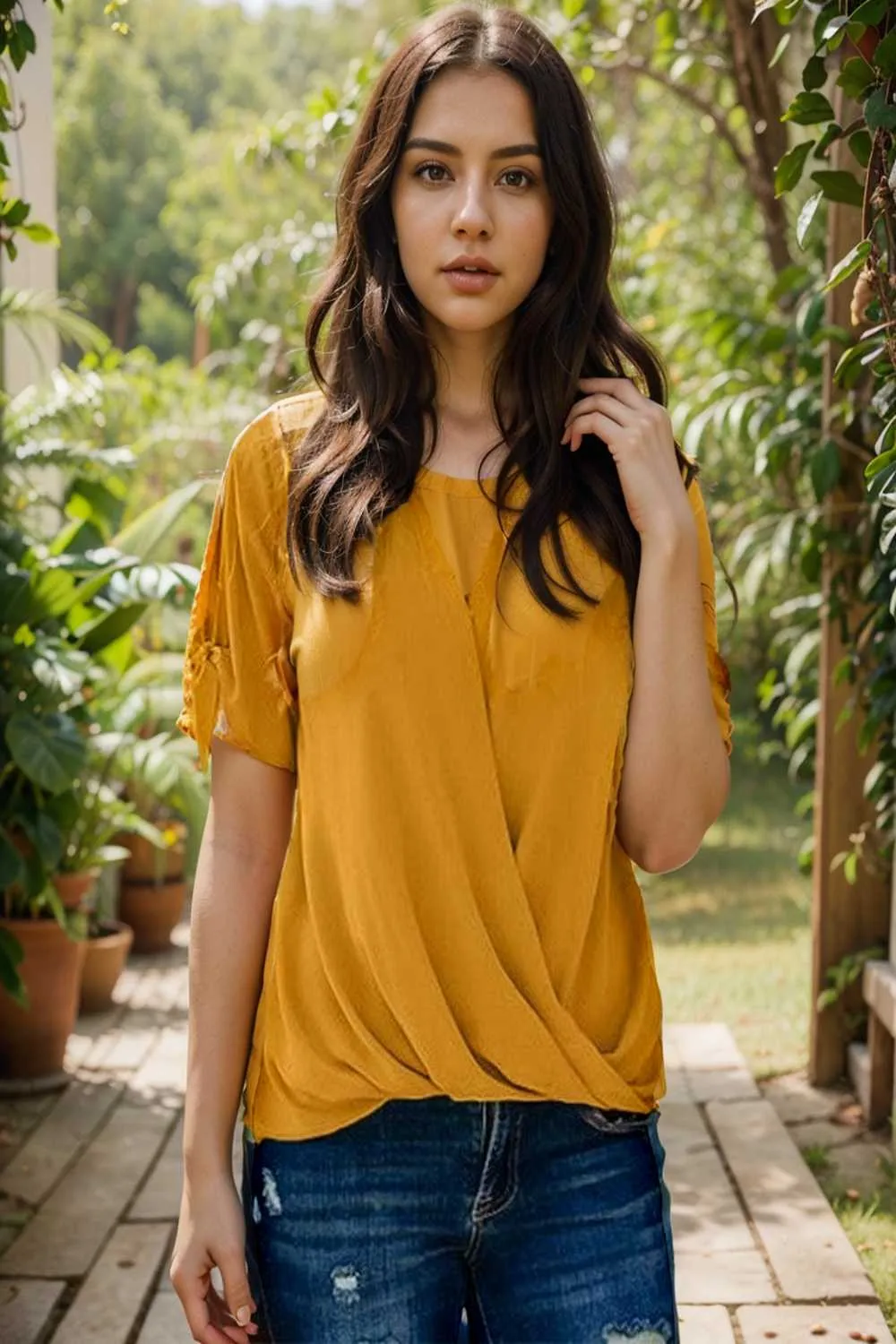 women s blouses loose solid belted long sleeve blouse