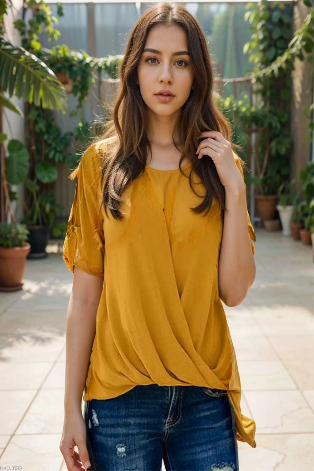 women s blouses loose solid belted long sleeve blouse