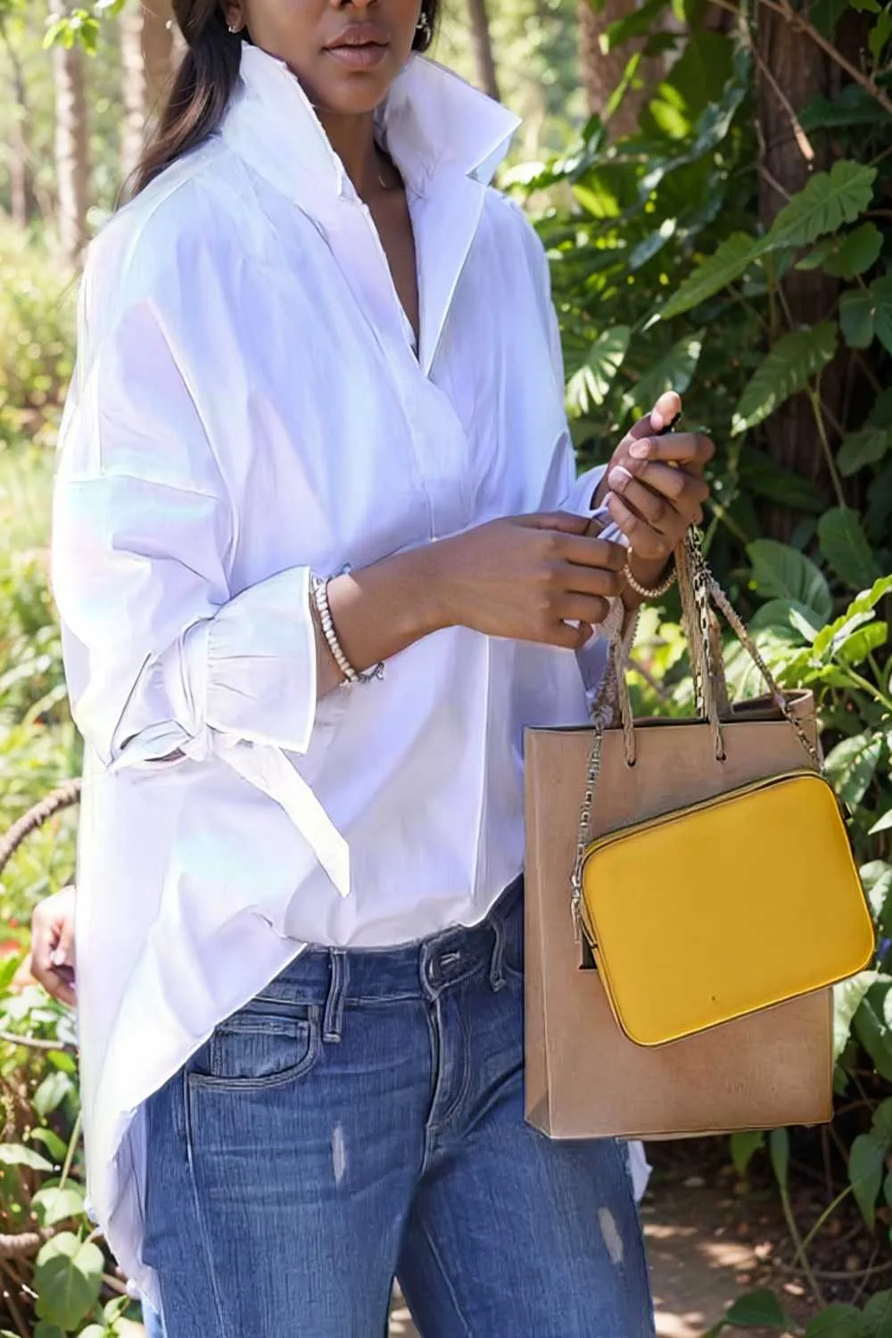 women s blouses loose solid belted long sleeve blouse