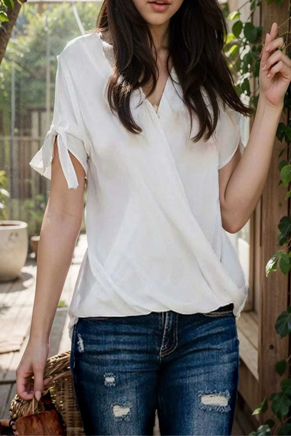 women s blouses loose solid belted long sleeve blouse