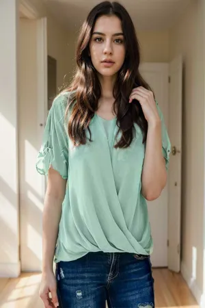 women s blouses loose solid belted long sleeve blouse