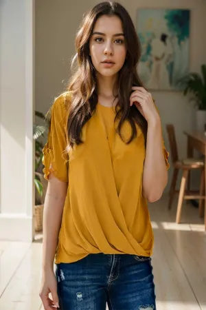 women s blouses loose solid belted long sleeve blouse