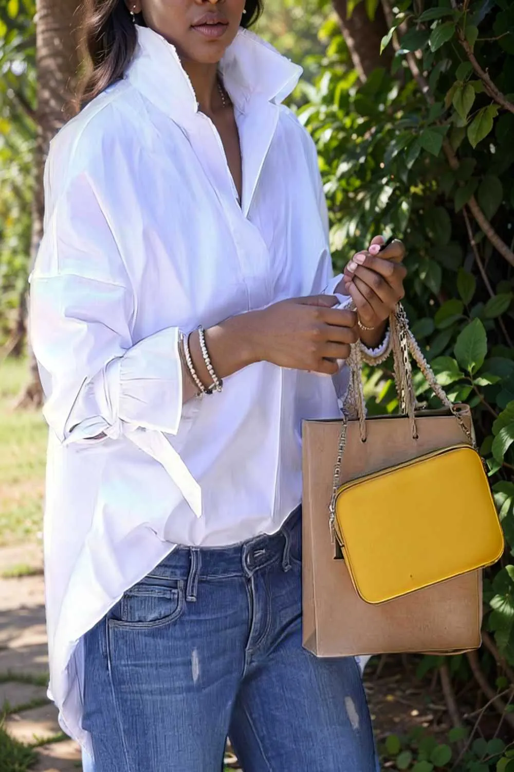 women s blouses loose solid belted long sleeve blouse