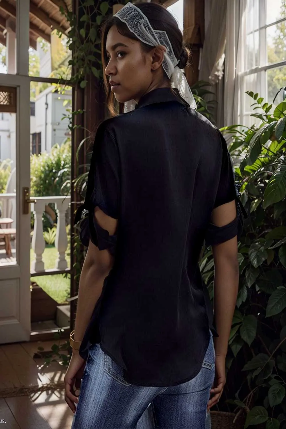women s blouses loose solid belted long sleeve blouse
