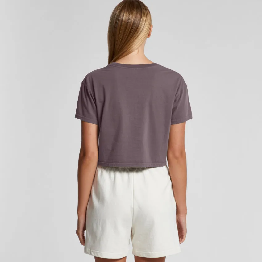 Womens Faded Crop T-Shirt (AS-4062F)