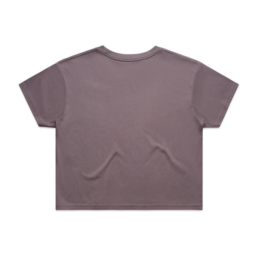 Womens Faded Crop T-Shirt (AS-4062F)