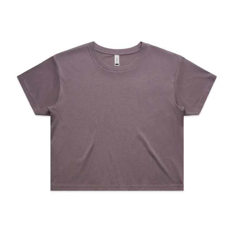 Womens Faded Crop T-Shirt (AS-4062F)