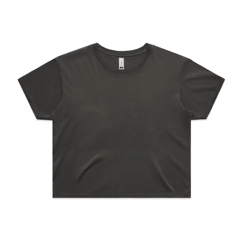 Womens Faded Crop T-Shirt (AS-4062F)