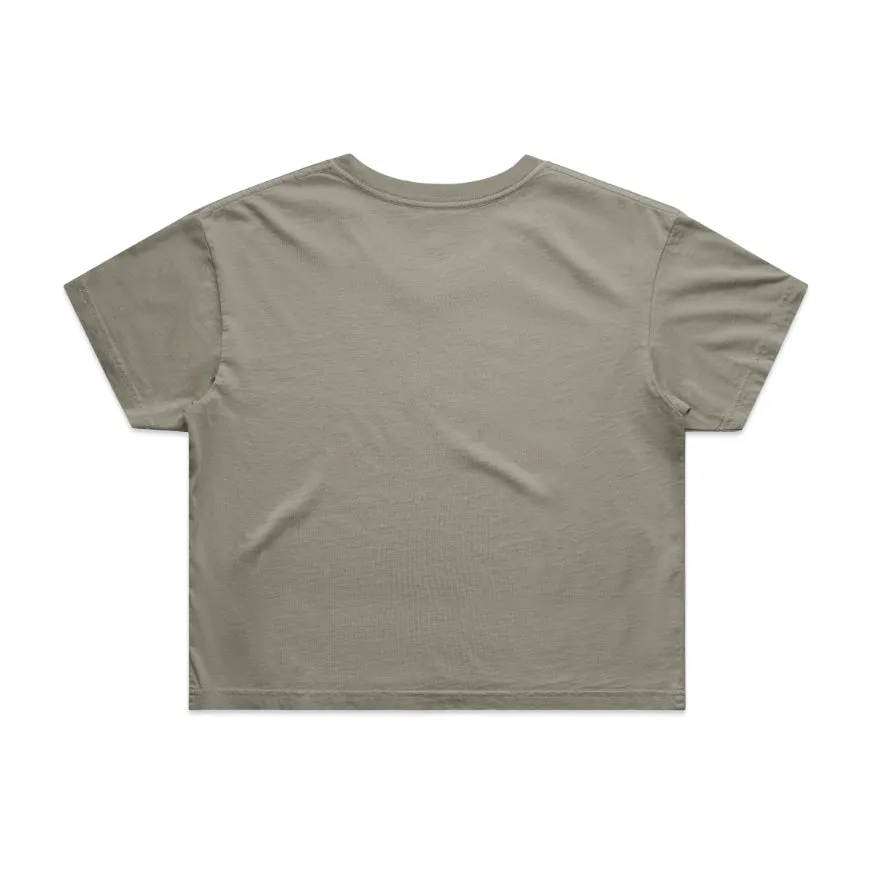 Womens Faded Crop T-Shirt (AS-4062F)