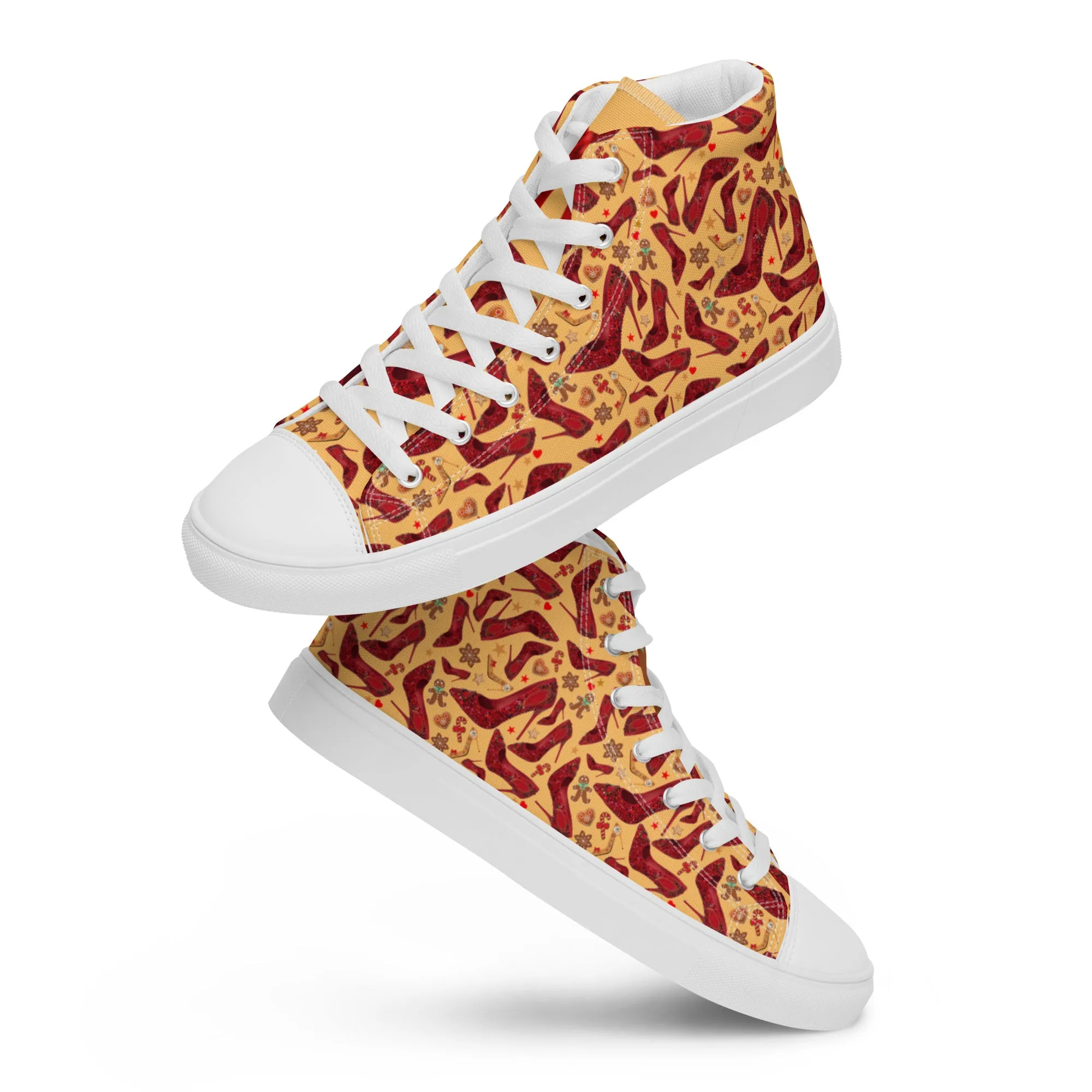 Women’s high top canvas shoes 'Ginger bread'