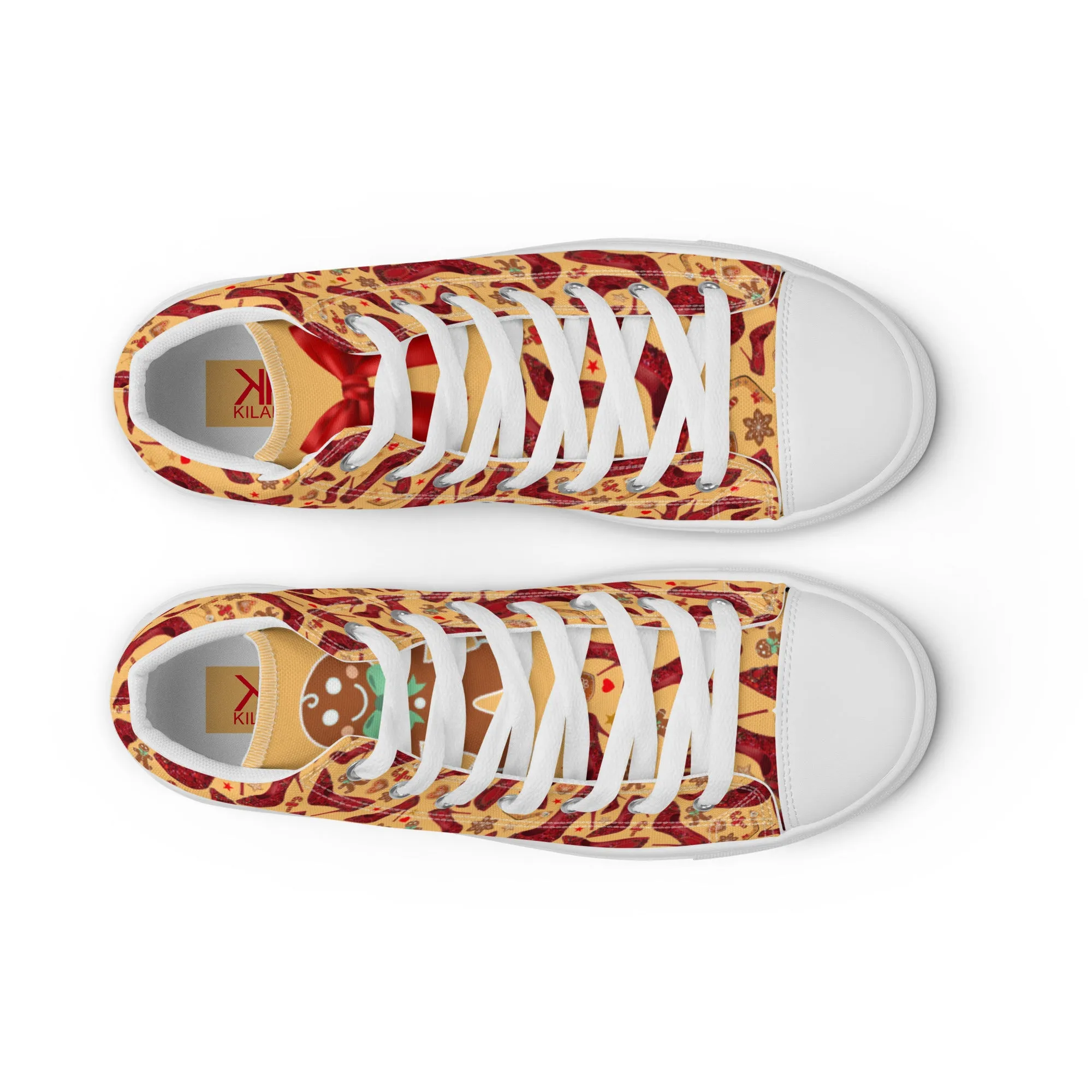 Women’s high top canvas shoes 'Ginger bread'