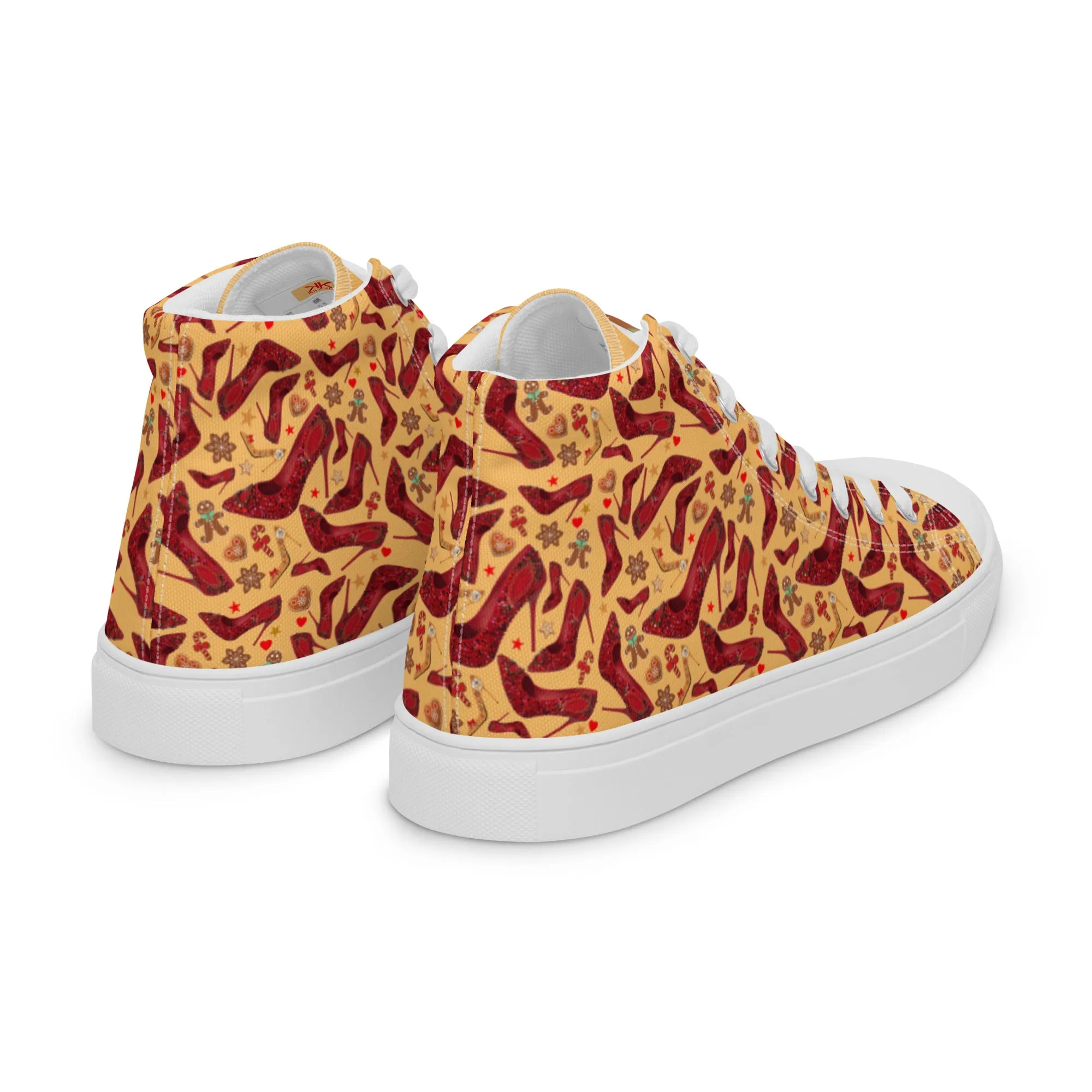 Women’s high top canvas shoes 'Ginger bread'