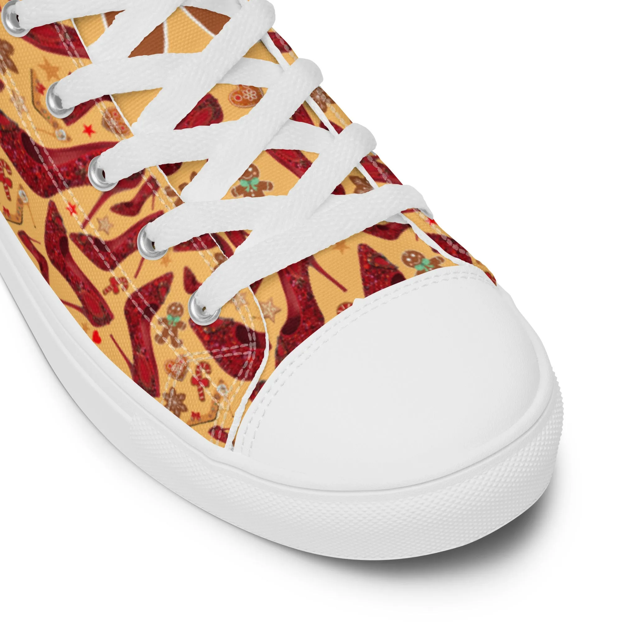 Women’s high top canvas shoes 'Ginger bread'