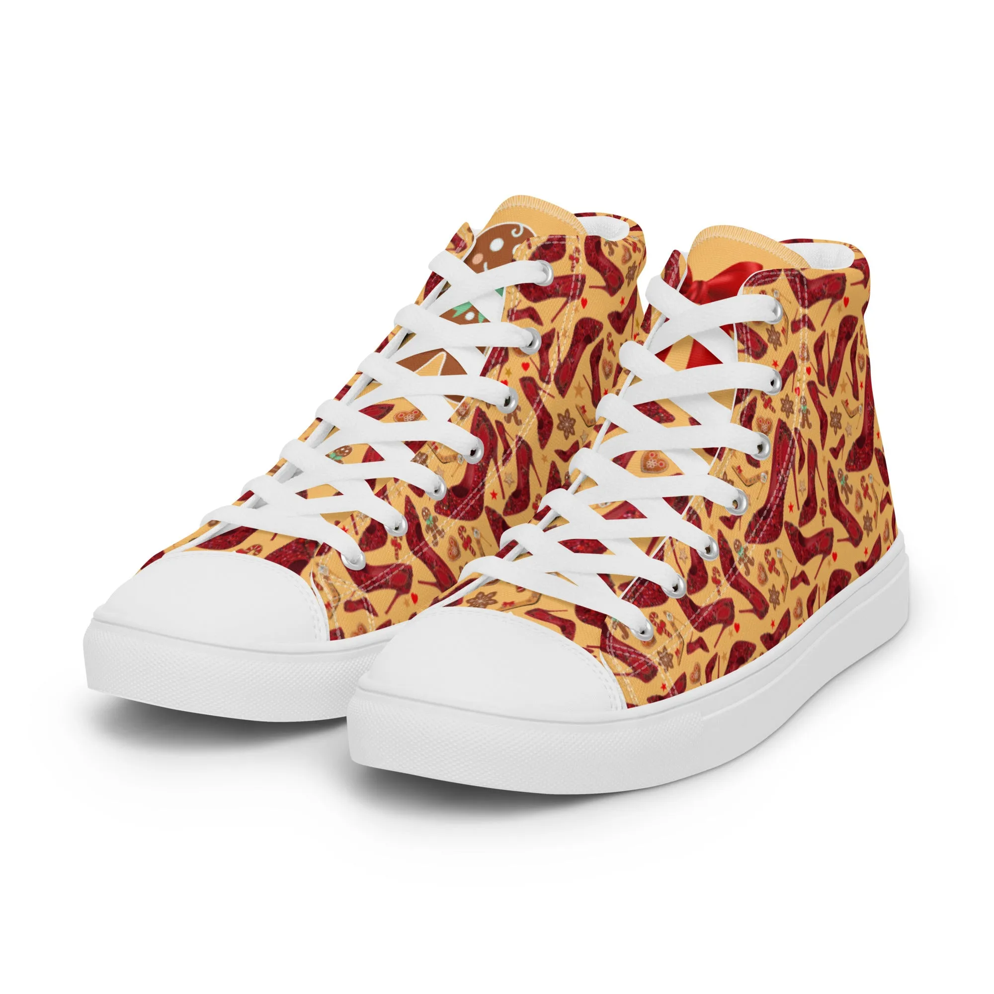 Women’s high top canvas shoes 'Ginger bread'
