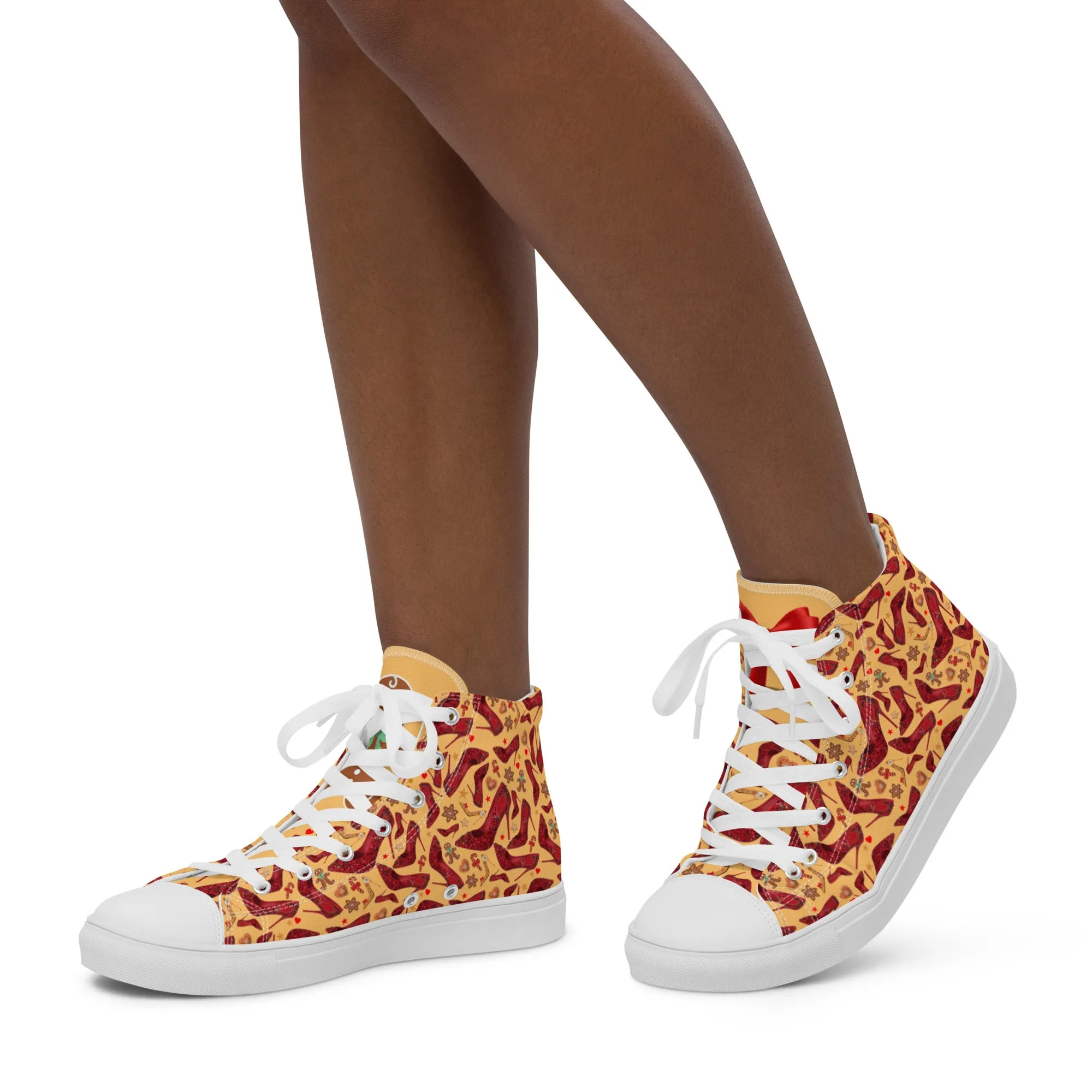 Women’s high top canvas shoes 'Ginger bread'