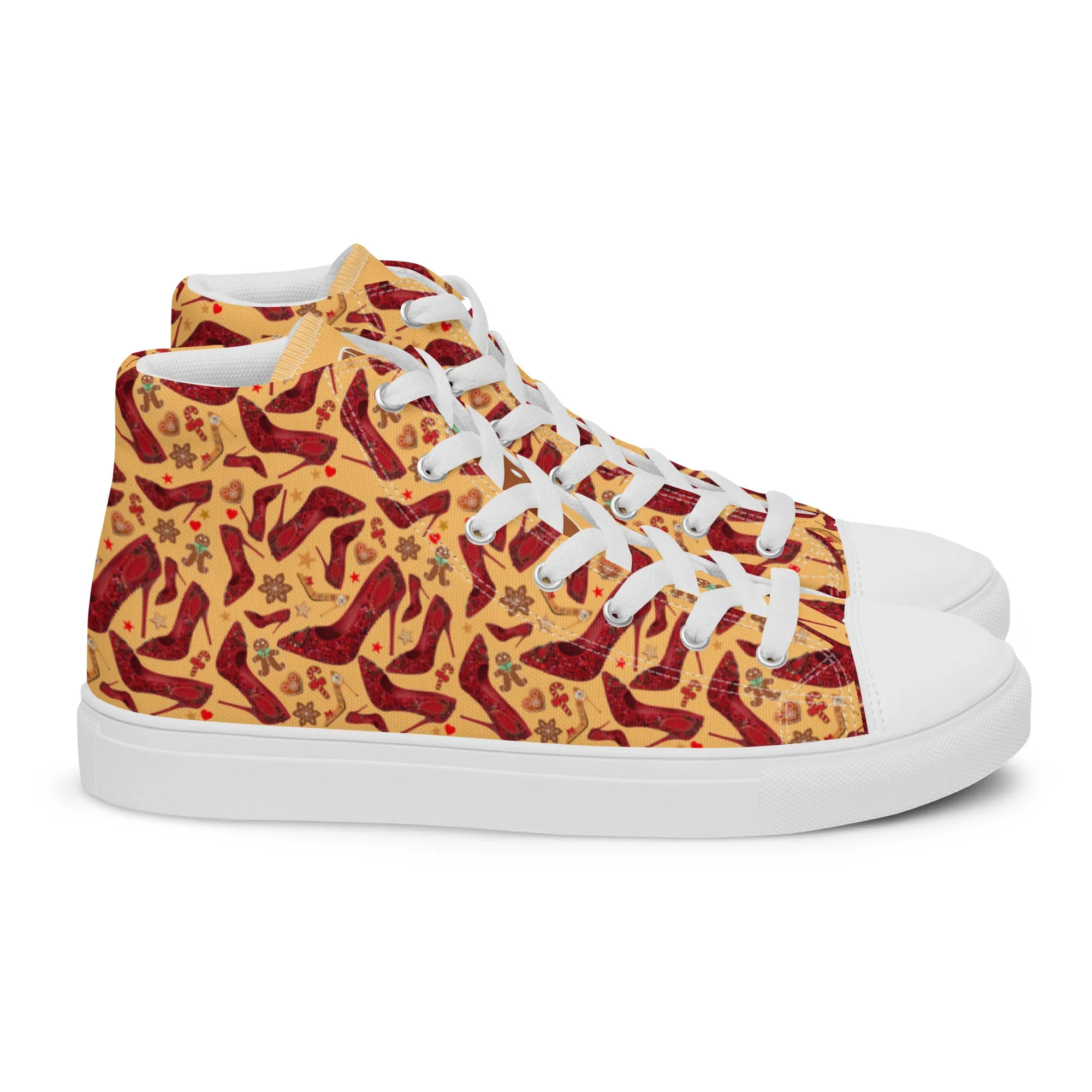 Women’s high top canvas shoes 'Ginger bread'