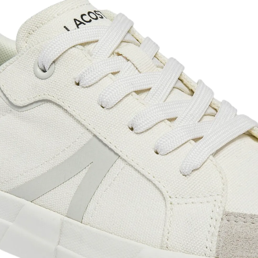 Women's Lacoste L004 Canvas White White Sneakers