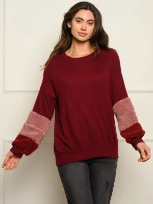 WOMEN'S LONG DETAILED SLEEVES TOP