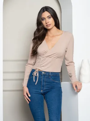 WOMEN'S LONG SLEEVE KNIT TOP