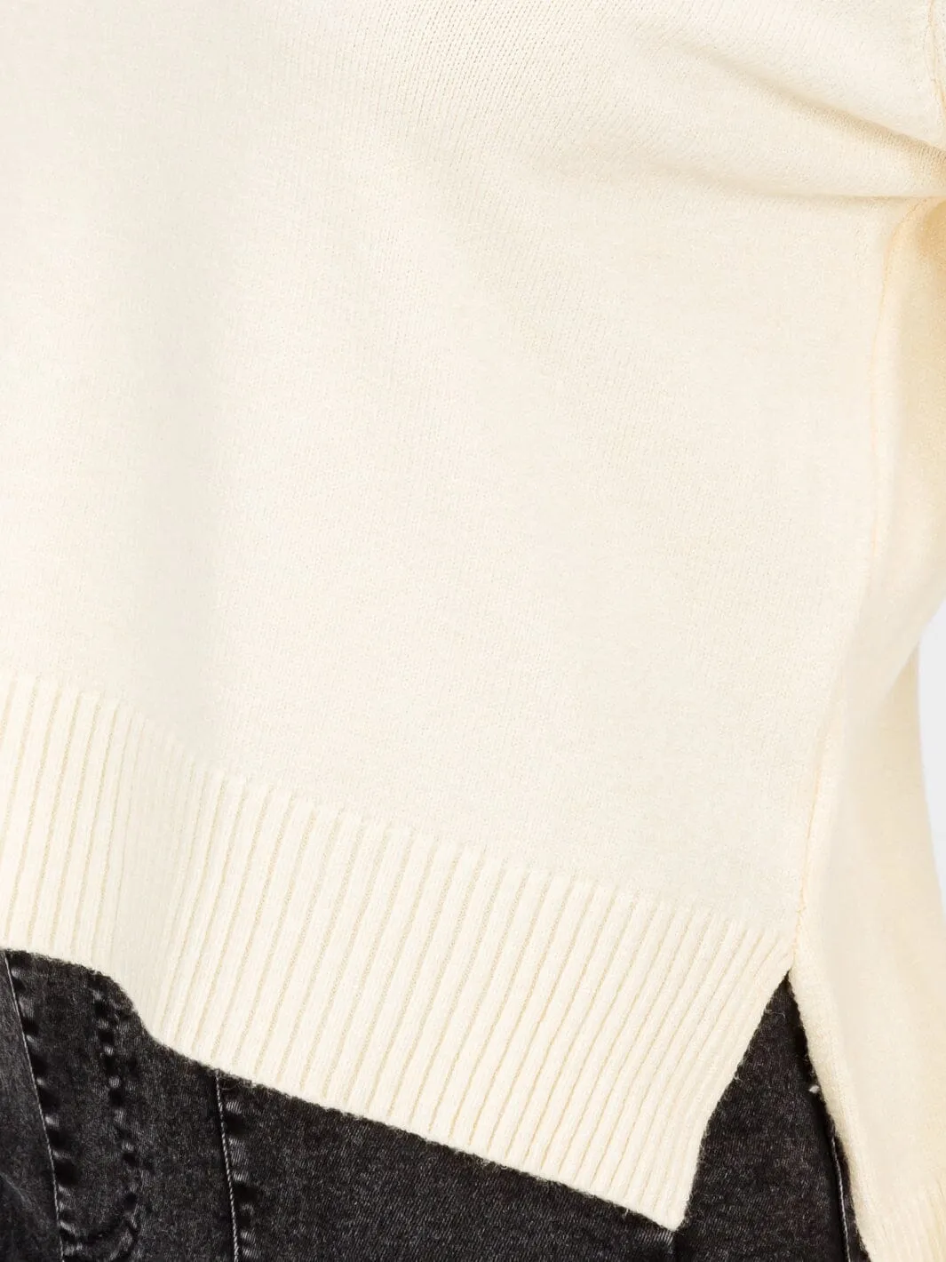 WOMEN'S LONG SLEEVE TURTLE NECK BLOUSE TOP