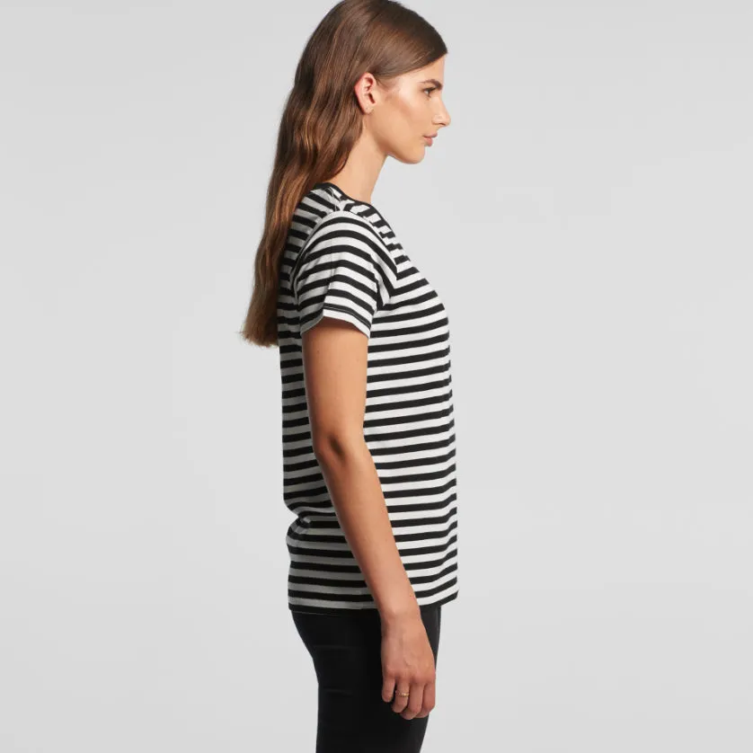 Womens Maple Stripe T-Shirt (AS-4037)