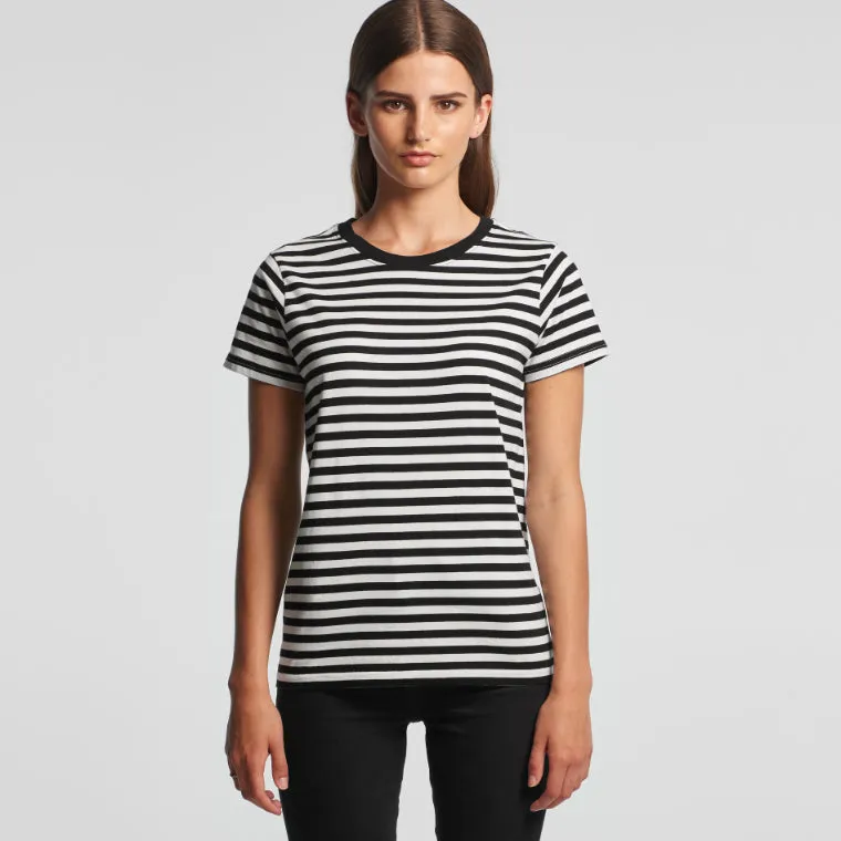 Womens Maple Stripe T-Shirt (AS-4037)