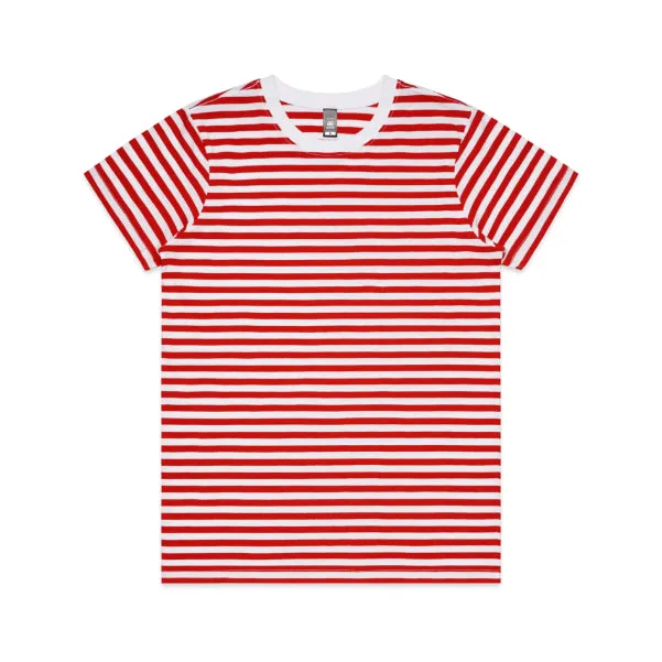 Womens Maple Stripe T-Shirt (AS-4037)