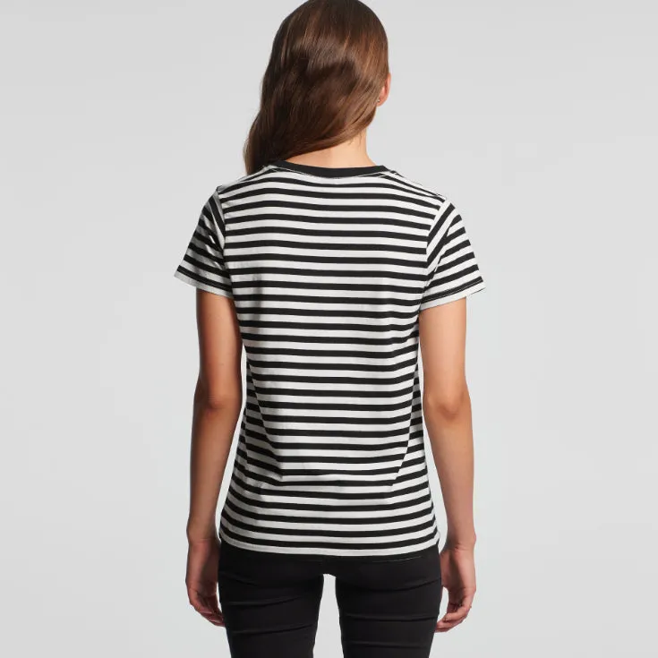 Womens Maple Stripe T-Shirt (AS-4037)