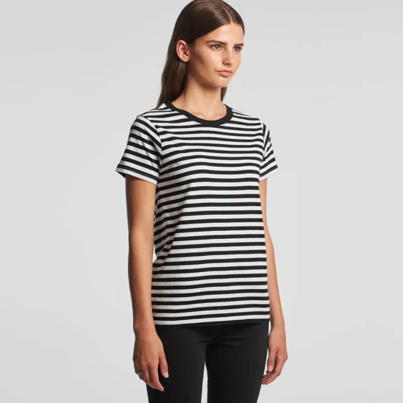 Womens Maple Stripe T-Shirt (AS-4037)