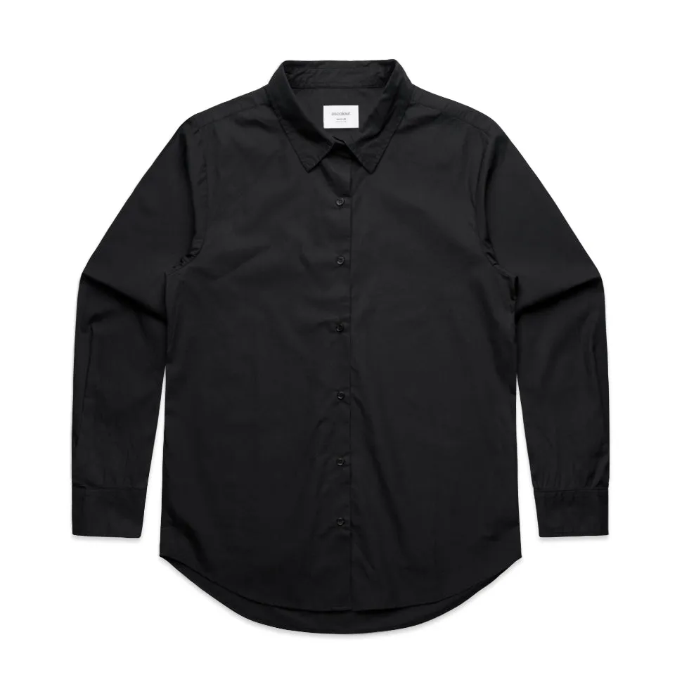 Womens Poplin Shirt (AS-4406)