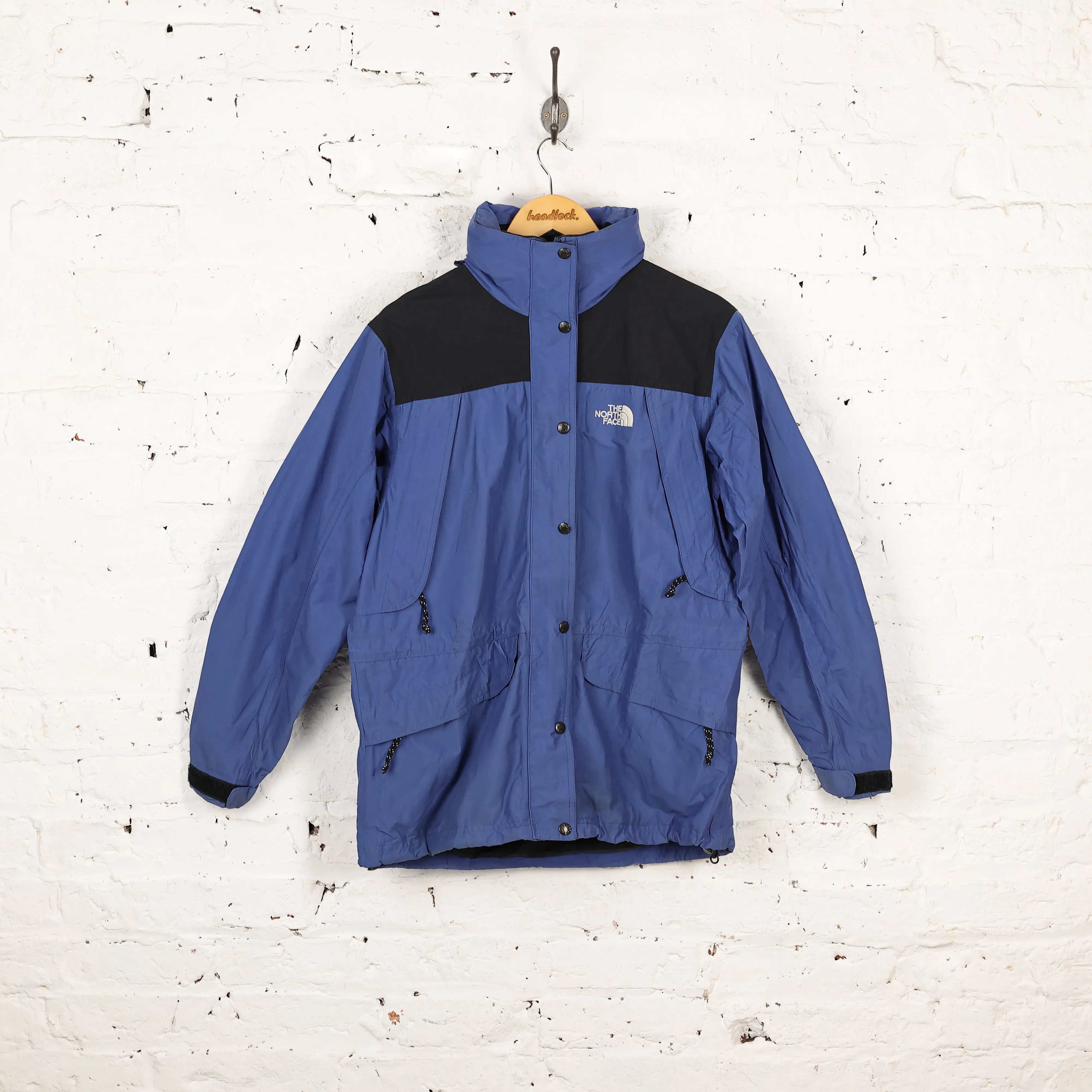 Women's The North Face 90s Rain Jacket Coat - Blue - Women's M