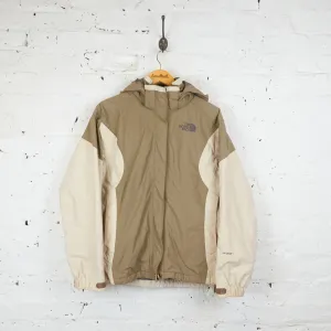 Womens The North Face Hyvent Rain Jacket - Beige - Womens L