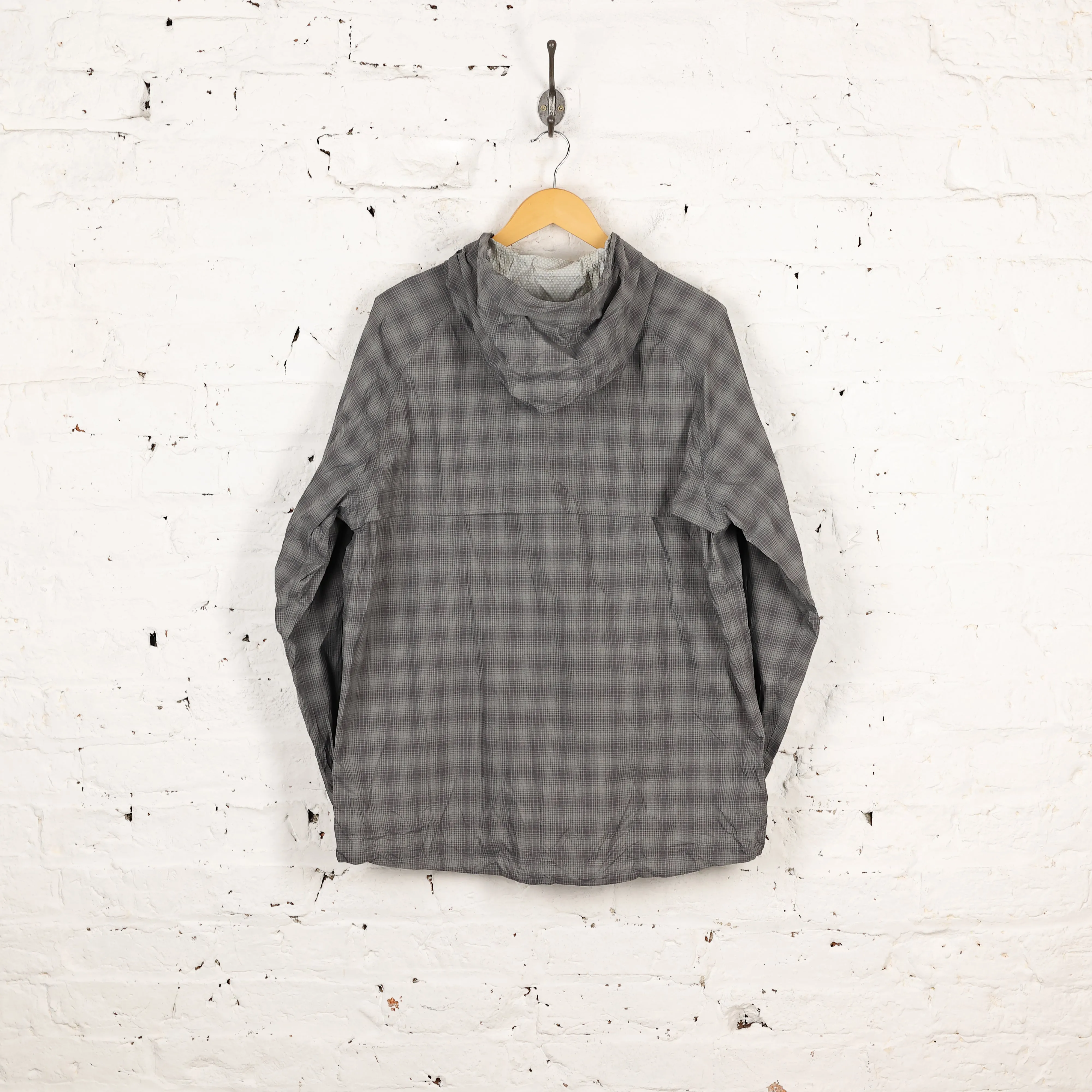 Woolrich Check Rain Jacket - Grey - L