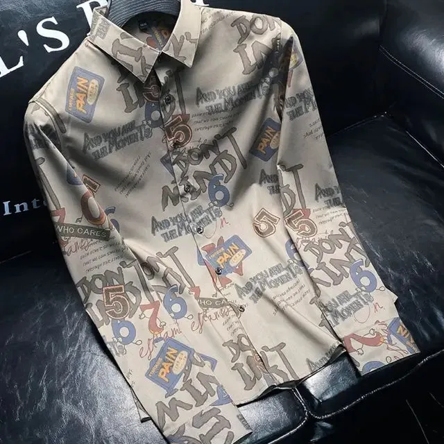 Xclusive Fashion Herren Frühling Herbst Trendhemd