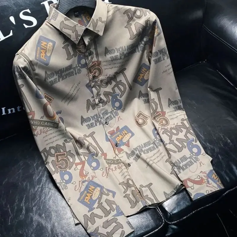 Xclusive Fashion Herren Frühling Herbst Trendhemd