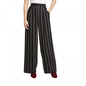 Xhilaration Women's Striped Mid Rise Wide Leg Palazzo Pants
