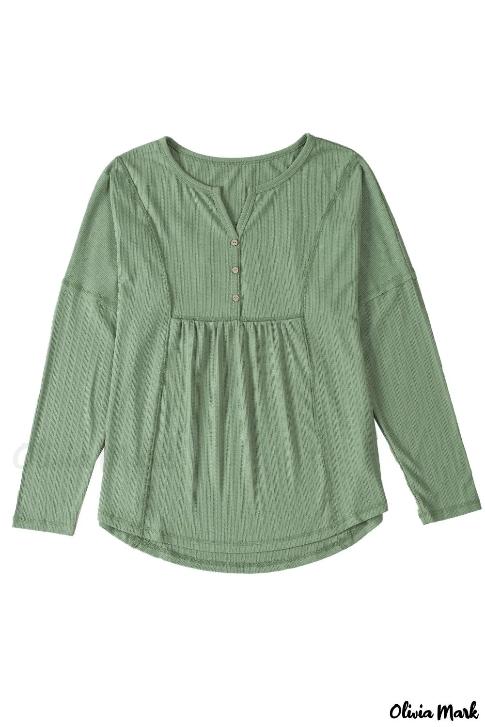 Xieyinshe - Long Sleeve Button Down Blouse