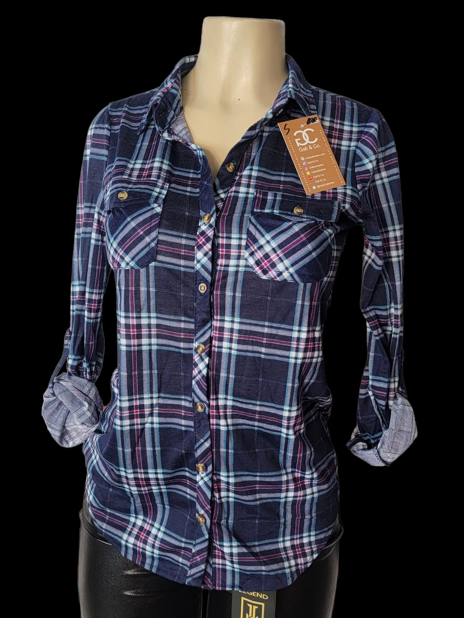 Yaritza NAVY BLUE LIGHT BLUE