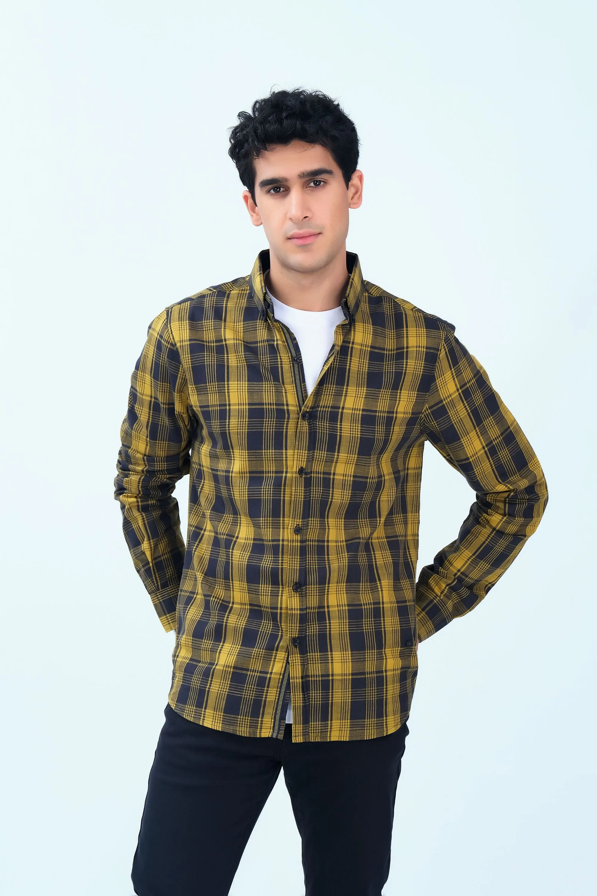 Yellow Casual Shirt