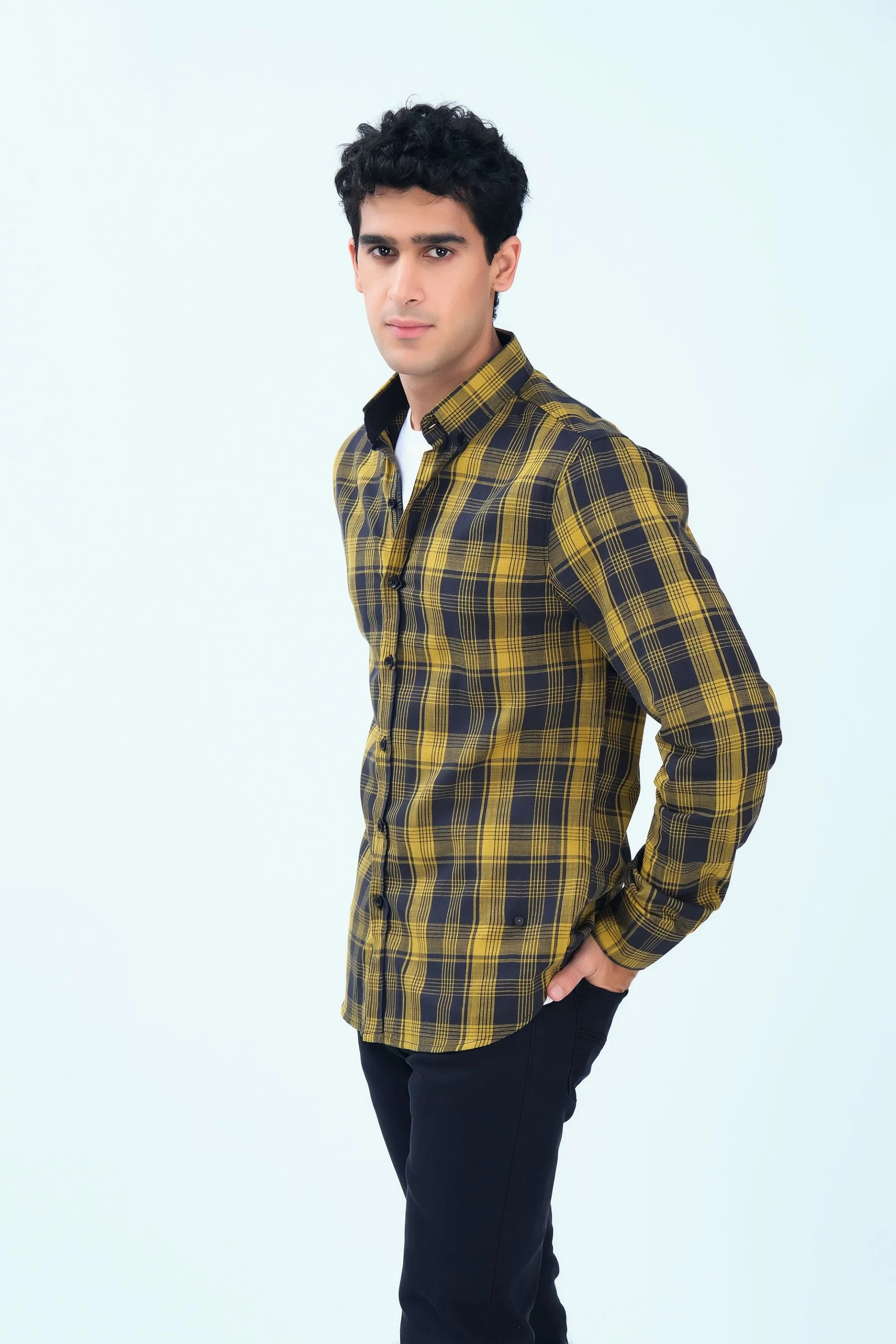Yellow Casual Shirt