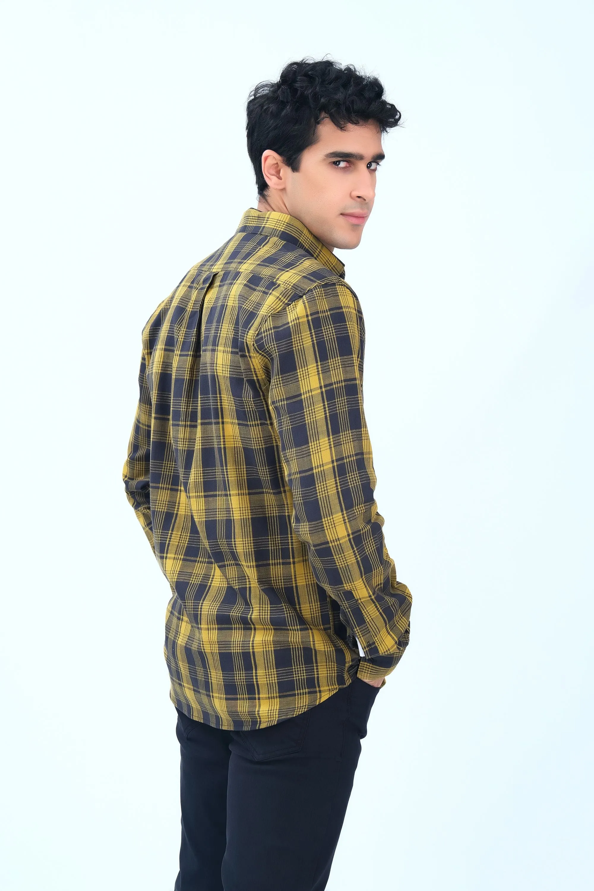 Yellow Casual Shirt