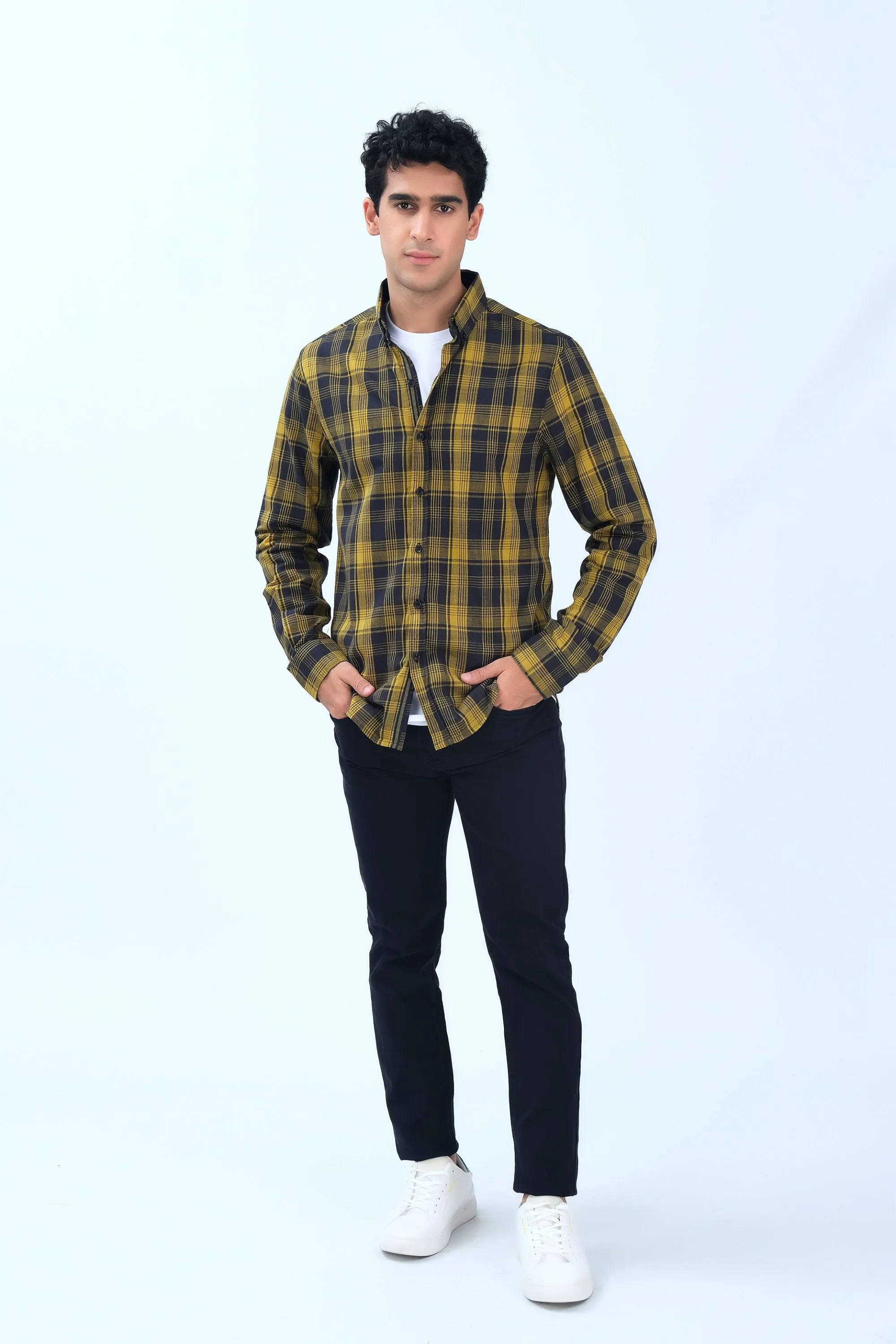 Yellow Casual Shirt