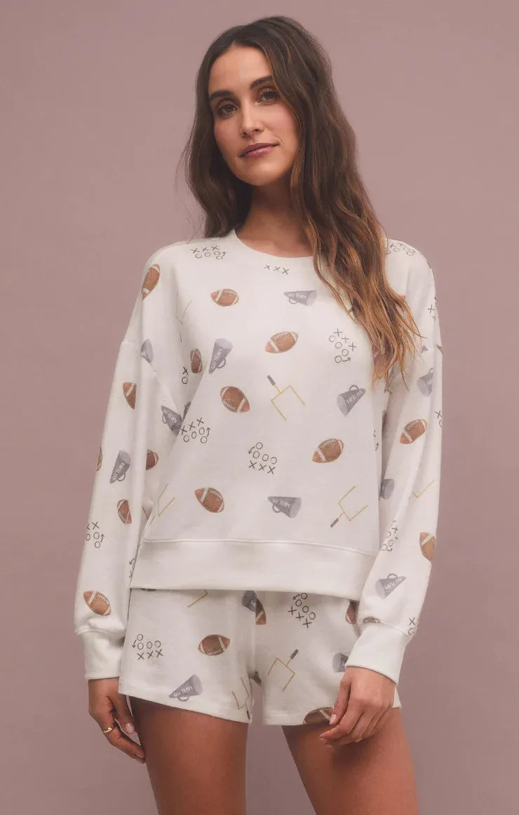 Z Supply Elle Game Day Long Sleeve Top